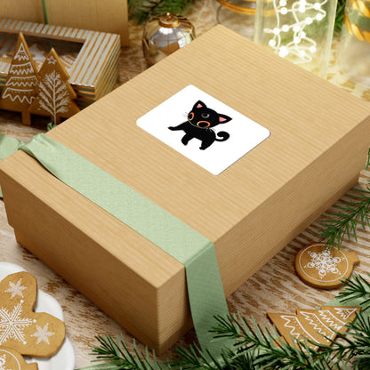 confused cat sticker