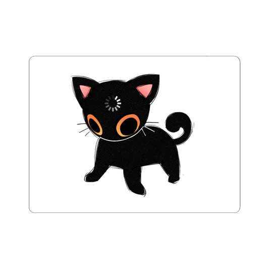 confused cat sticker